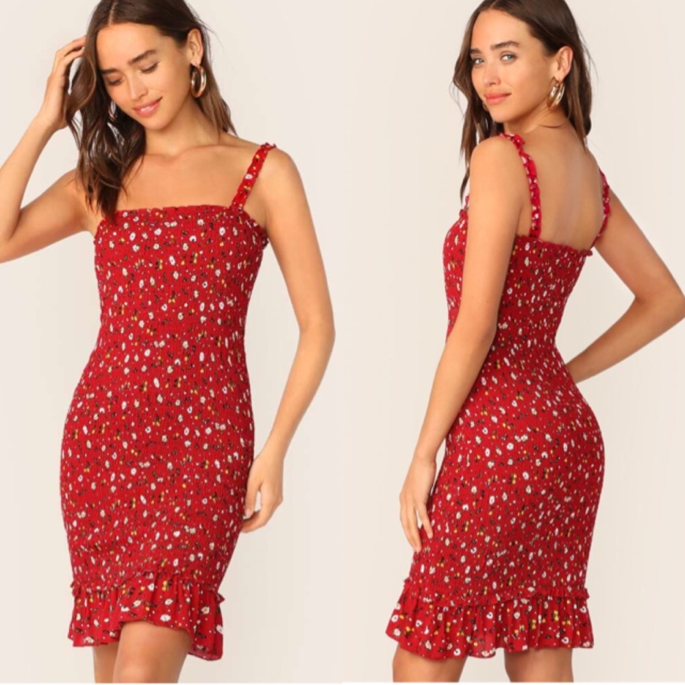Ditsy floral sundress